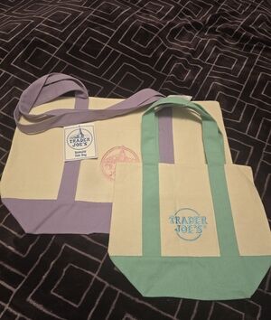 Trader's Joe Limited Edition Large & Mini Canvas Tote Bags